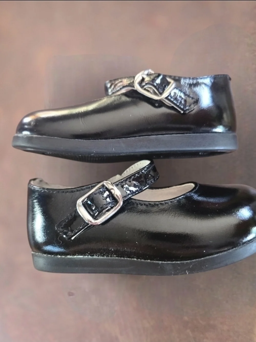 Baby B'loons Classic Black Mary Jane Shoe-Size 2 VTG